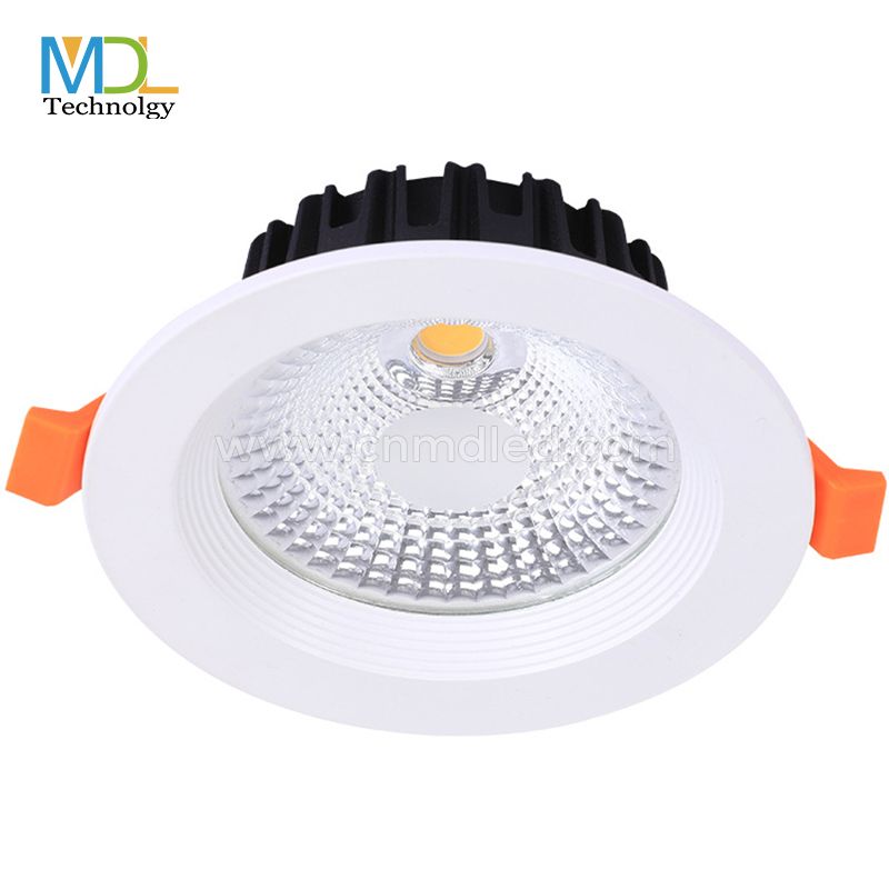 MDL COB LED Warm White Downlight Spot Light Living Room Washroom Office Anti-glare Recessed Ceiling Light Model: MDL-RDL12