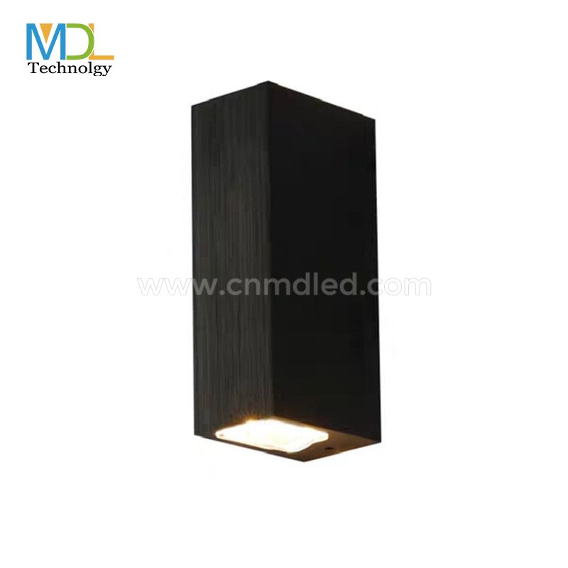 MDL Waterproof Cube Metal Wall Sconce Light Minimalism Black Model:MDL- OWLA