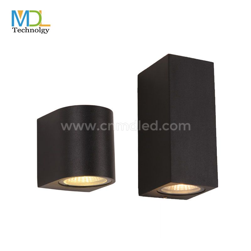 MDL Square outdoor waterproof wall lamp villa exterior courtyard aisle indoor double head upper and lower wall lamp MDL- OWLT