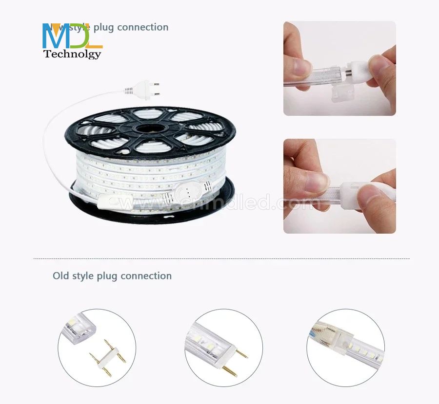 High Bright Flexible LED Strip Lights AC110V 220V MDL-STL220V